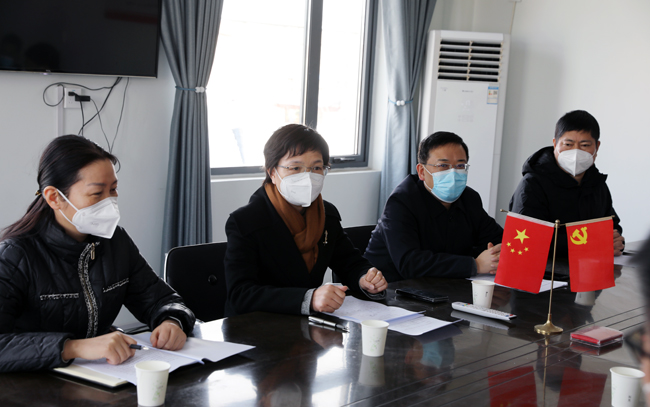 王丽娟对驻村工作队的工作表示肯定并提出新的工作要求。.jpg